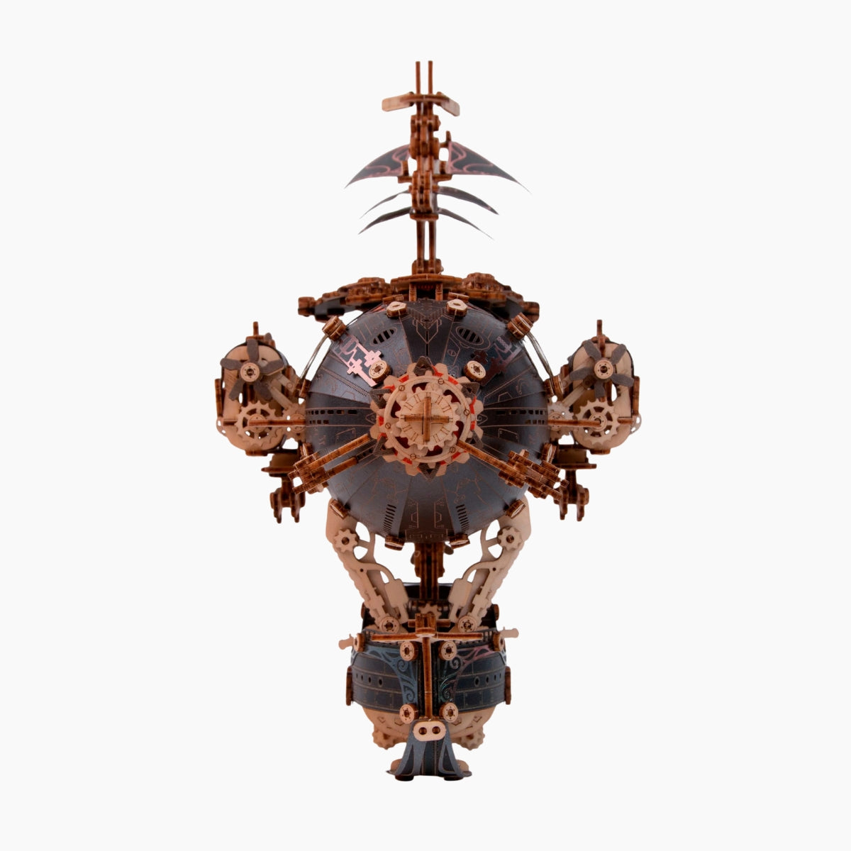 Steampunk Airships Wooden 3D Puzzle Kit