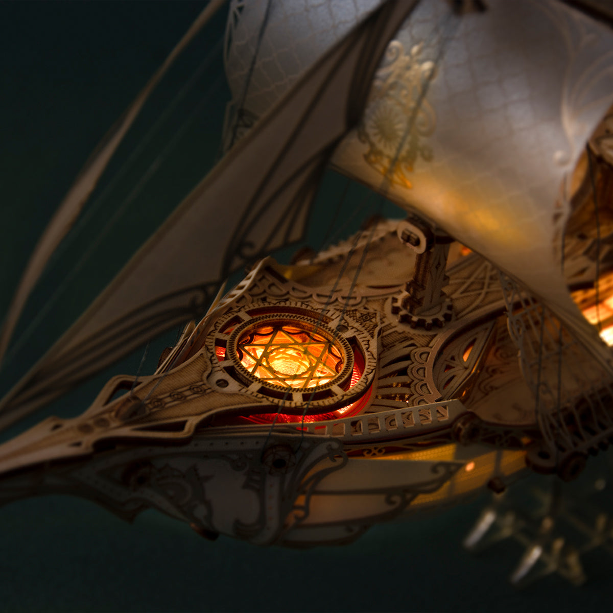 Fantasy Elfship Wooden 3D Puzzle Model Kit