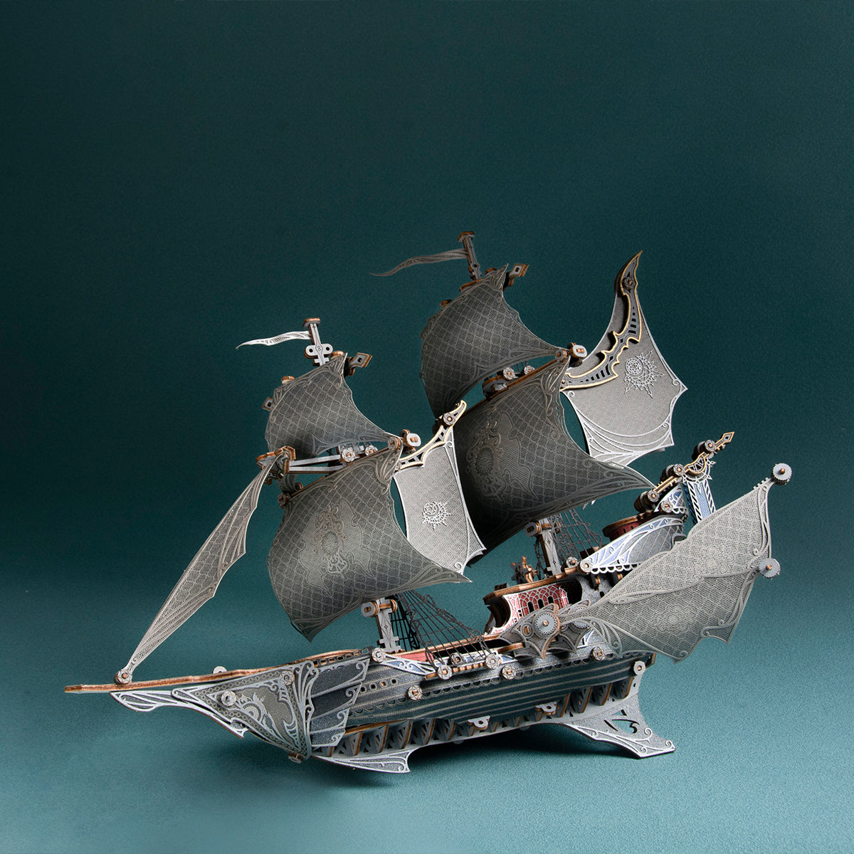 Fantasy Elfship Wooden 3D Puzzle Model Kit