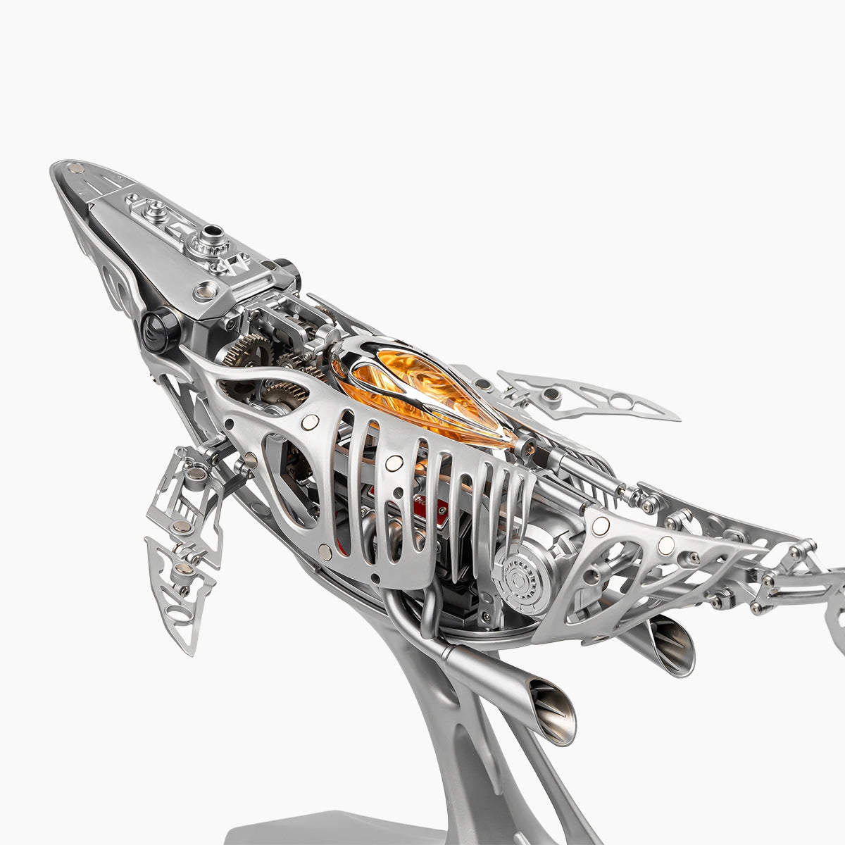 Humpback Whale Mechanical Metal 3D Puzzle Kit