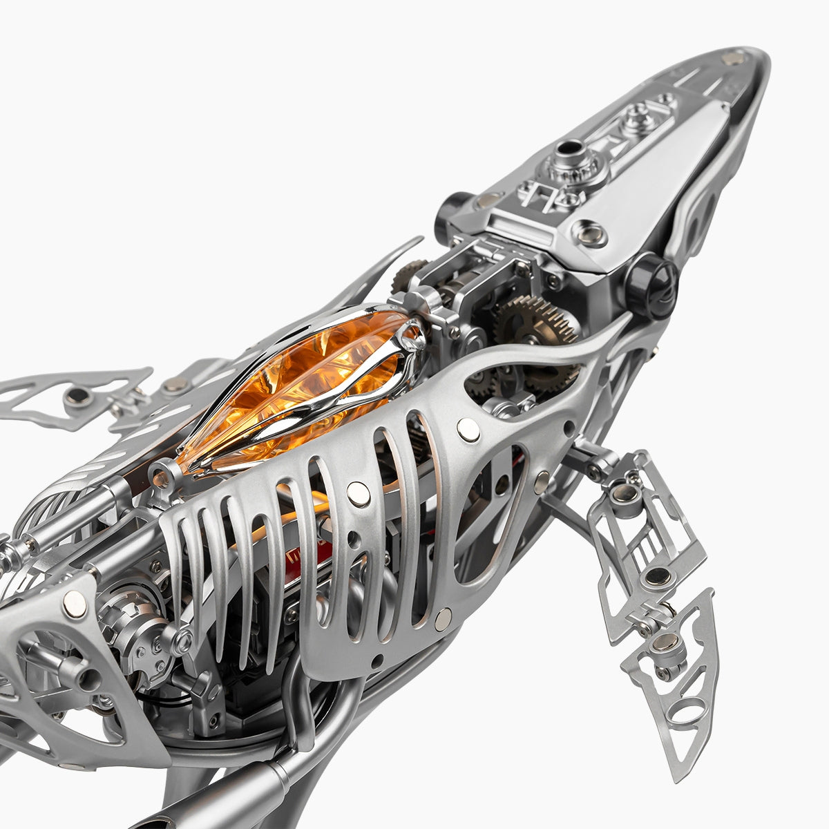 Humpback Whale Mechanical Metal 3D Puzzle Kit