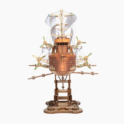 Fantasy Airships Wooden 3D Model Kit