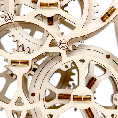 Lumigic Kinetic Picture Wooden 3D Puzzle Model Kit featuring a detailed brain teaser design and intricate wooden pieces.