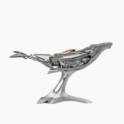 Humpback Whale Mechanical Metal 3D Puzzle Kit