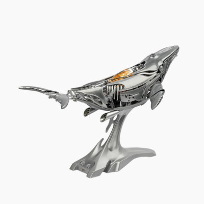 Humpback Whale Mechanical Metal 3D Puzzle Kit