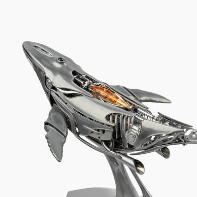 Humpback Whale Mechanical Metal 3D Puzzle Kit