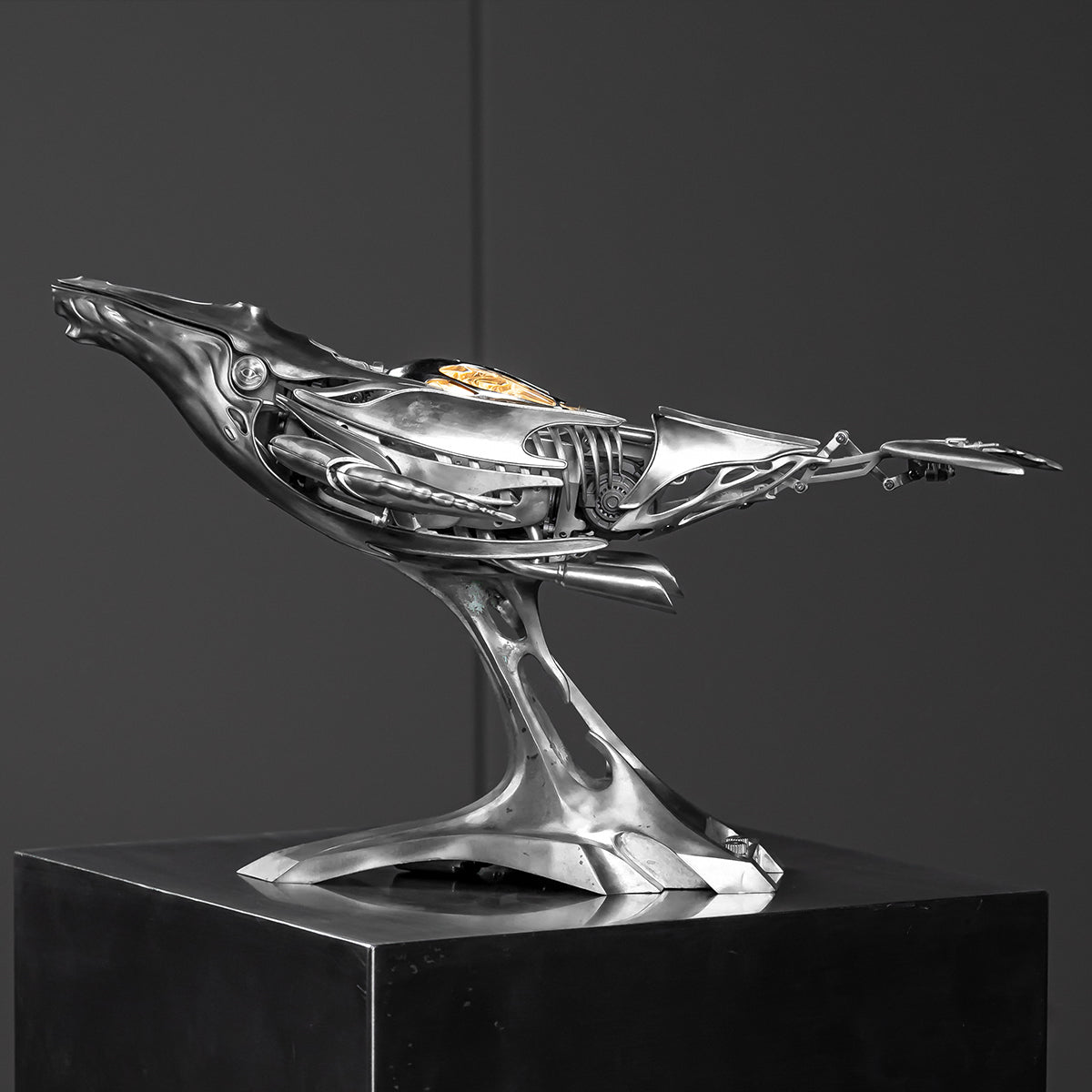 Humpback Whale Mechanical Metal 3D Puzzle Kit