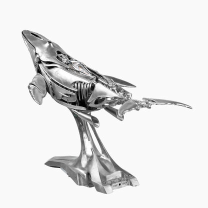 Humpback Whale Mechanical Metal 3D Puzzle Kit