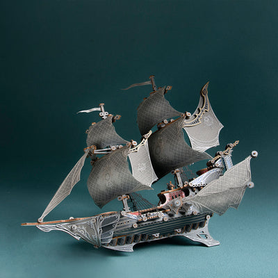 Fantasy Elfship Wooden 3D Puzzle Model Kit