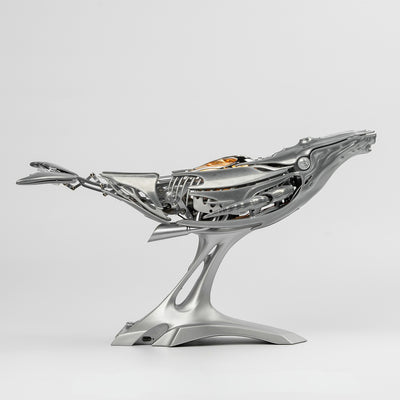 Humpback Whale Mechanical Metal 3D Puzzle Kit