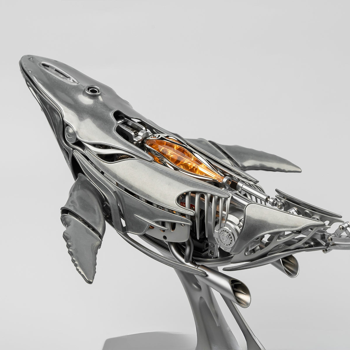 Humpback Whale Mechanical Metal 3D Puzzle Kit
