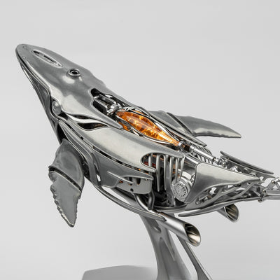 Humpback Whale Mechanical Metal 3D Puzzle Kit