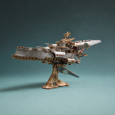Space Warship Wooden 3D Puzzle Model Kit