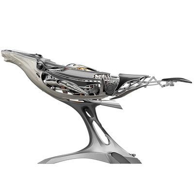 Humpback Whale Mechanical Metal 3D Puzzle Kit