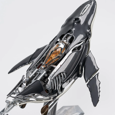 Humpback Whale Mechanical Metal 3D Puzzle Kit