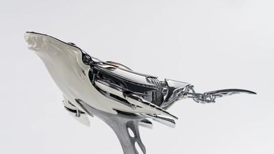 Humpback Whale Mechanical Metal 3D Puzzle Kit