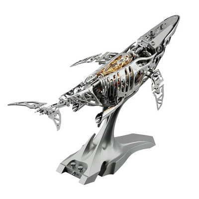 Humpback Whale Mechanical Metal 3D Puzzle Kit