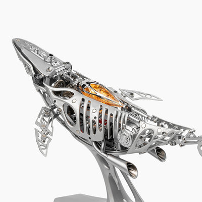 Humpback Whale Mechanical Metal 3D Puzzle Kit