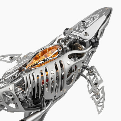 Humpback Whale Mechanical Metal 3D Puzzle Kit